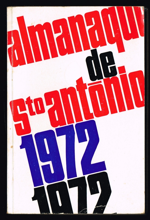 ALMANAQUE DE SANTO ANTNIO 1972